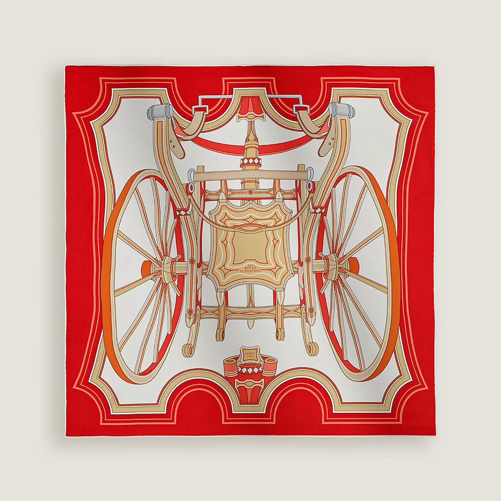 Les Roues de Phaeton scarf 70 | Hermès USA